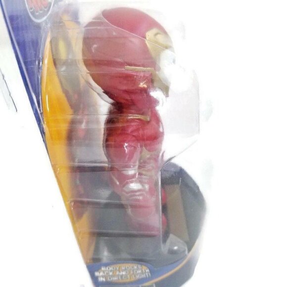 Neca Solar Powered Body Knockers Avengers Infinity War Iron Man Red Gold NEW - Picture 5 of 9